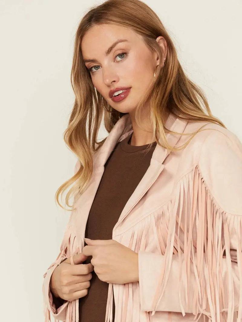 Saints & Hearts Women's Fringe Jacket image 3