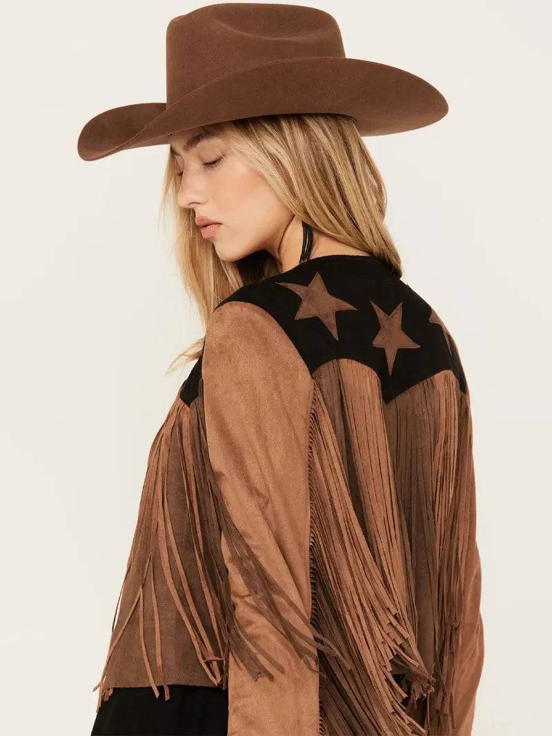 Women's Star Real Fringe Jacket image 2
