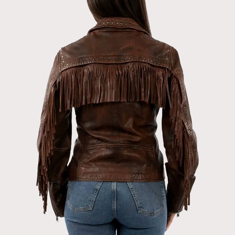 Scully Women's Studded Fringe Western Jacket image 1