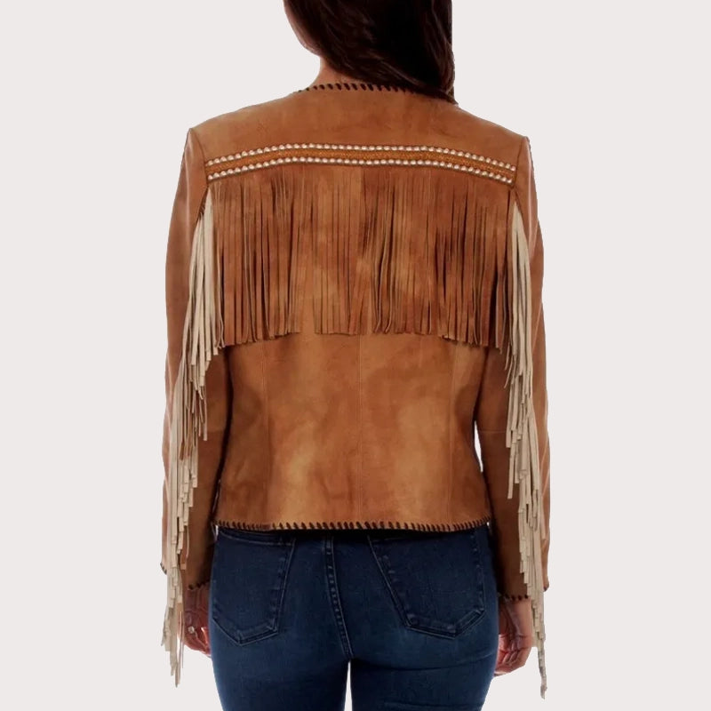 Scully Women's Fringe Studded Western Jacket image 1