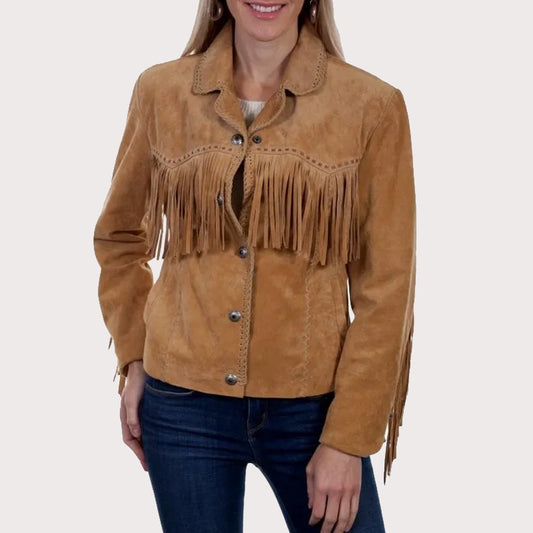 Scully Women's Suede Fringe Leather Jacket image 0