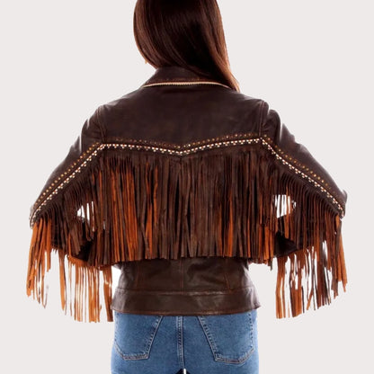 Scully Women's Embroidered Fringe Jacket image 1