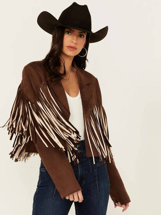 Saints & Hearts Women's Fringe Jacket image 0
