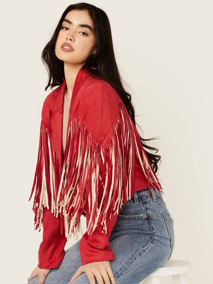 Saints & Hearts Women's Fringe Jacket image 0