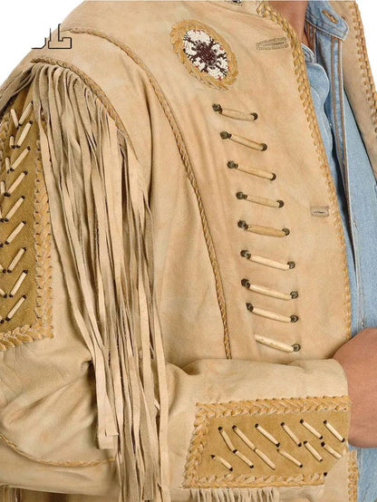 Fringed Leather Jacket image 2