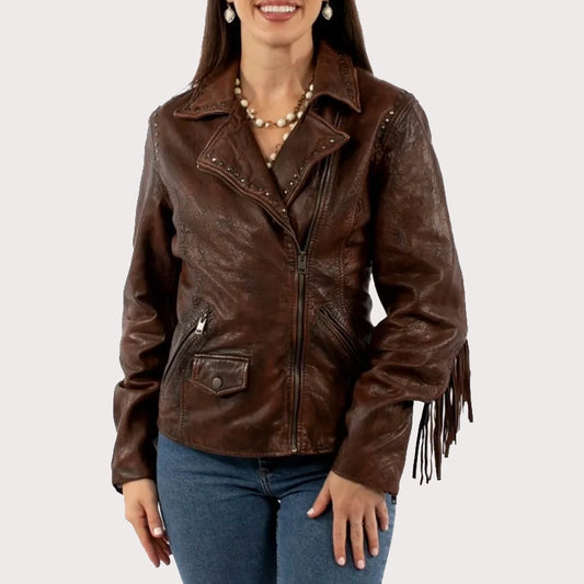 Scully Women's Studded Fringe Western Jacket image 0