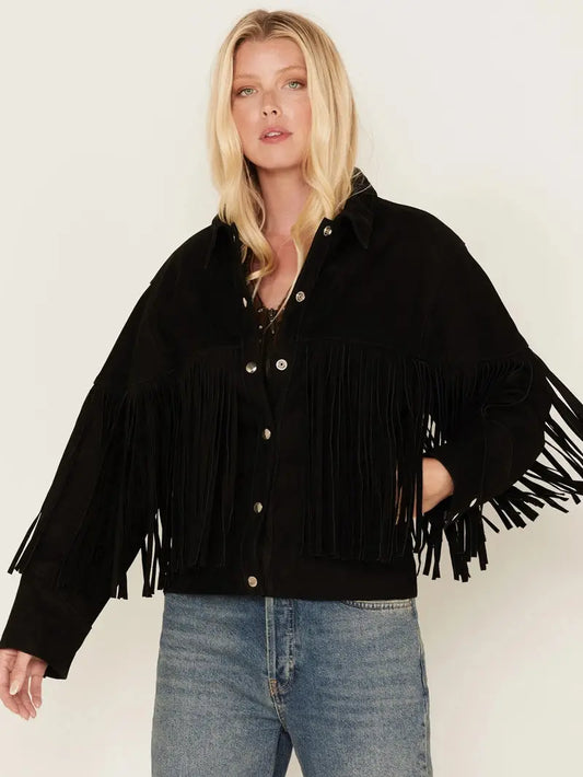 Understated Leather Women's Howling Moon Fringe Jacket image 0