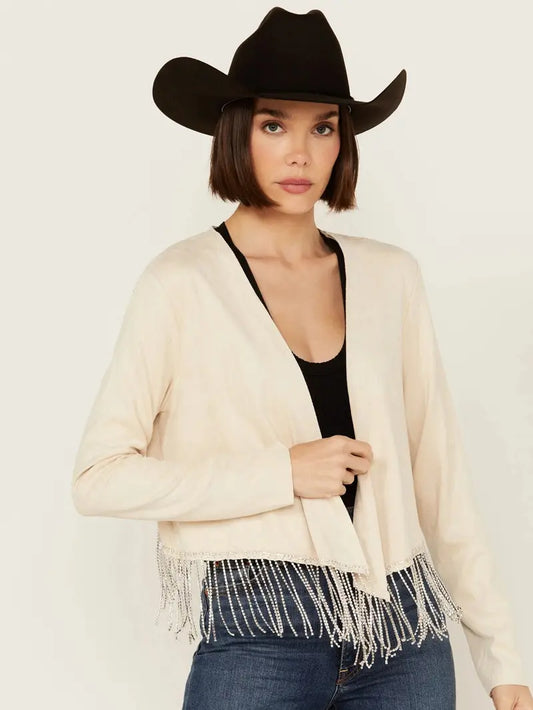 Women's Rhinestone Fringe Jacket image 0