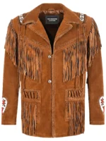 Suede Fringe Leather Jacket