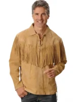 Suede Fringe Jacket