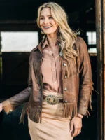 Vintage Fringe Leather Jacket