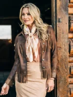 Vintage Fringe Leather Jacket