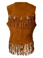 Leather Fringe Vest