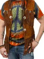 Leather Fringe Vest