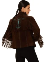 Scully Fringe And Beaded Suede Jacket