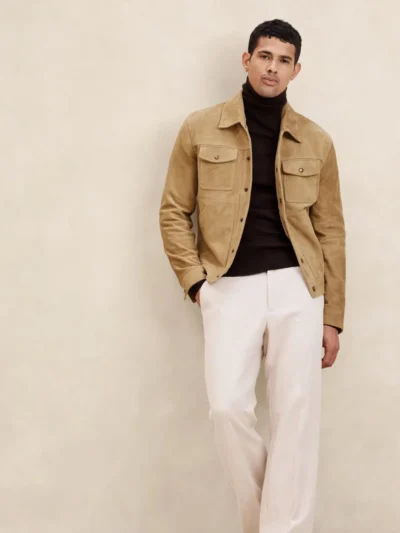 SUEDE TRUCKER JACKET