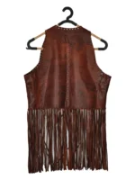 Vintage Brown 100% Genuine Leather Vest