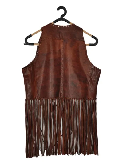 Vintage Brown 100% Genuine Leather Vest