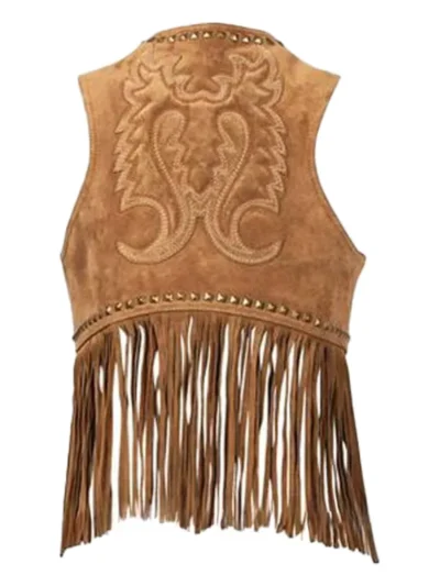 WOMEN'S LEATHER SPRING VEST (1)
