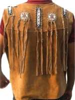Western Suede Leather Vest