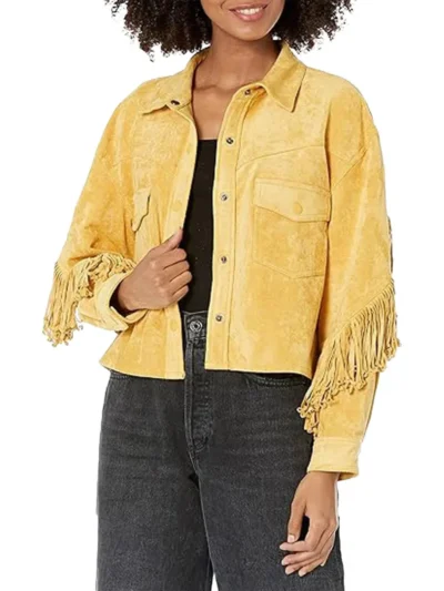 Suede Leather Fringe Jacket - the creative leather