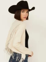 Vocal Women's Rhinestone Fringe Jacket