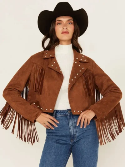 26 International Women's Faux Suede Jacket