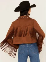 26 International Women's Faux Suede Jacket