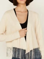 Vocal Women's Rhinestone Fringe Jacket