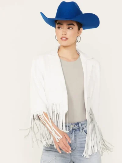 Cripple Creek Women's Cropped Fringe Jacket