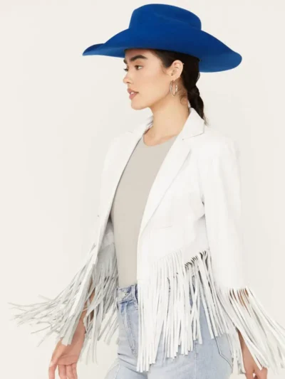 Cripple Creek Women's Cropped Fringe Jacket