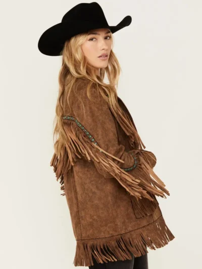 Double D Ranch Women's Boring The Devil Fringe Jacket