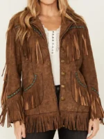 Double D Ranch Women's Boring The Devil Fringe Jacket