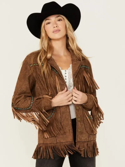 Double D Ranch Women's Boring The Devil Fringe Jacket