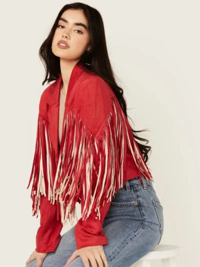 Saints & Hearts Women's Fringe Jacket