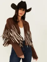 Saints & Hearts Women's Fringe Jacket
