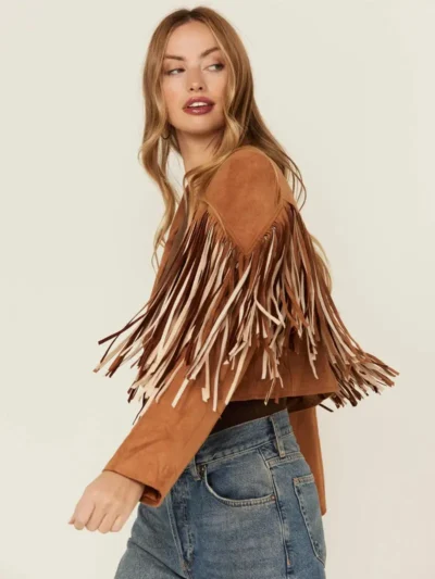 Saints & Hearts Women's Fringe Jacket