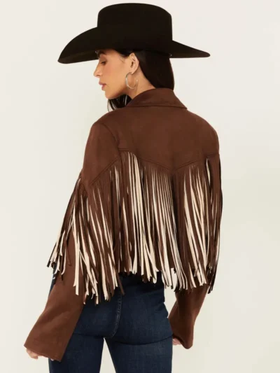 Saints & Hearts Women's Fringe Jacket