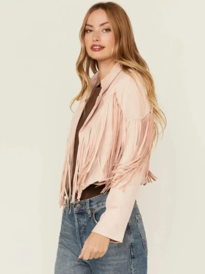 Saints & Hearts Women's Fringe Jacket
