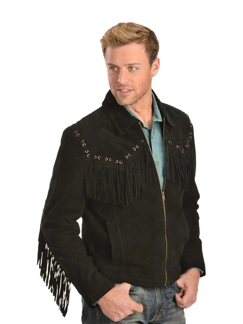 Scully Boar Suede Fringe Jacket (1) Scully Boar Suede Fringe Jacket