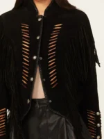 Scully Women's Beaded and Lace Fringe Jacket