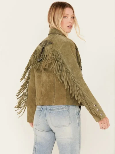 Scully Women's Fringe and Beaded Jacket