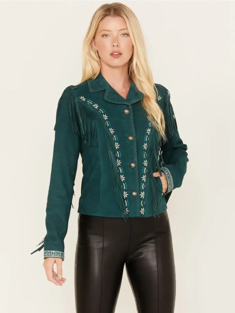 Shyanne Womens Suede Fringe Jacket 4 Shyanne Women's Suede Fringe Jacket