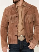 fringe leather jacket - western fringe jacket