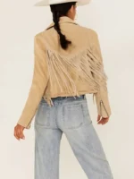 Understated Leather Women's Fearless Fringe Suede Jacket