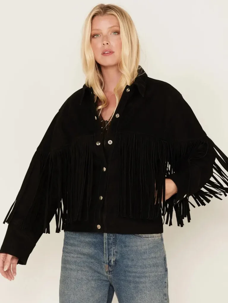 Understated Leather Womens Howling Moon Fringe Jacket 1 Understated Leather Women's Howling Moon Fringe Jacket