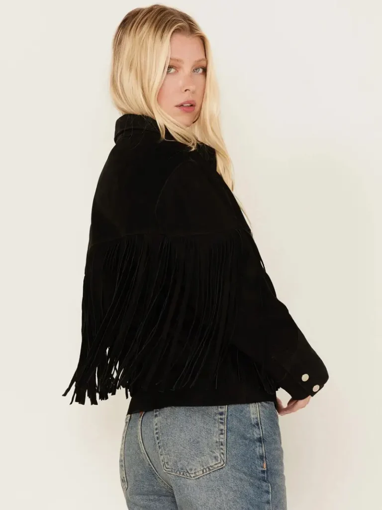 Understated Leather Womens Howling Moon Fringe Jacket 4 Understated Leather Women's Howling Moon Fringe Jacket