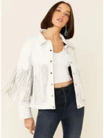 Understated Leather Women's Howling Moon Fringe Leather Jacket