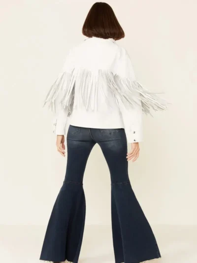 Understated Leather Women's Howling Moon Fringe Leather Jacket