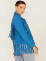 Understated Leather Women's Leather Fringe Jacket